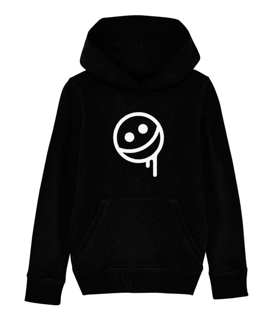 Smiley Hoodie Zwart